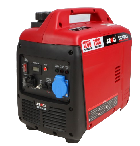 Aggregat - Bensin - Max 1200W , SENCI SC1400i