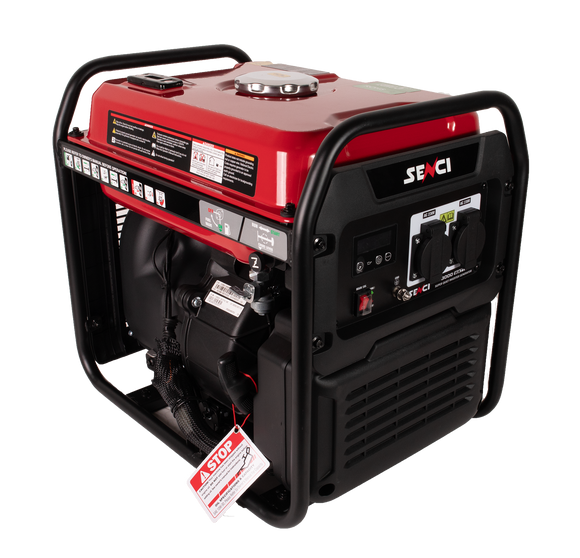 Aggregat - 3000W - Inverter - Ren sinus. SENCI SC3200iH Ramme