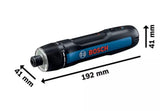 Skrutrekker 1/4" Bosch 0.1-5nm 3.6V USB-C